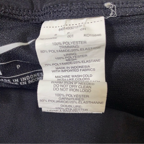 Nike black running short shorts size S with pocket and spandex underneath - Picture 8 of 9